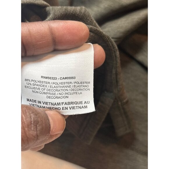 Nike Golf Heritage Palms Polo Shirt Mens L Heather Gray Polyester - Picture 12 of 13